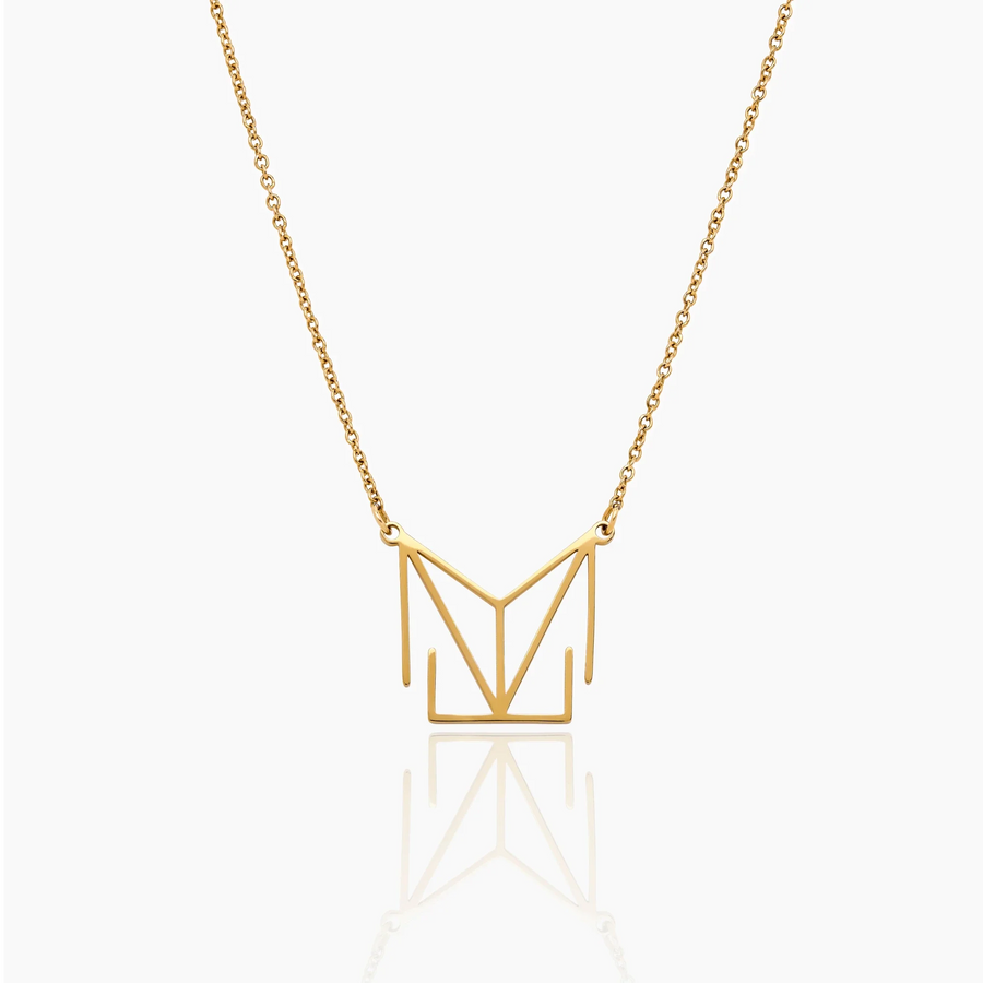 Minimalist Monogram Name Necklace