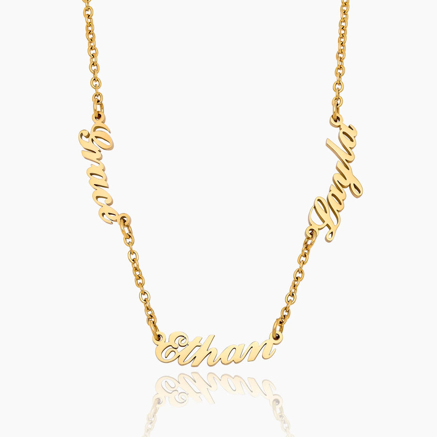 Multiple Name Necklace