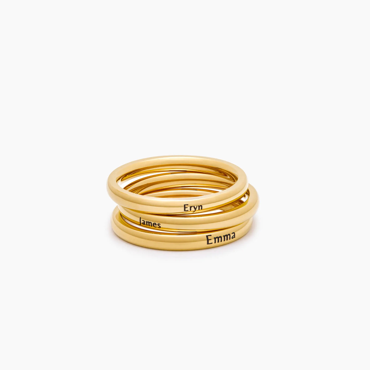 Dainty Stackable Name Ring