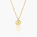 Initial Stamp Necklace