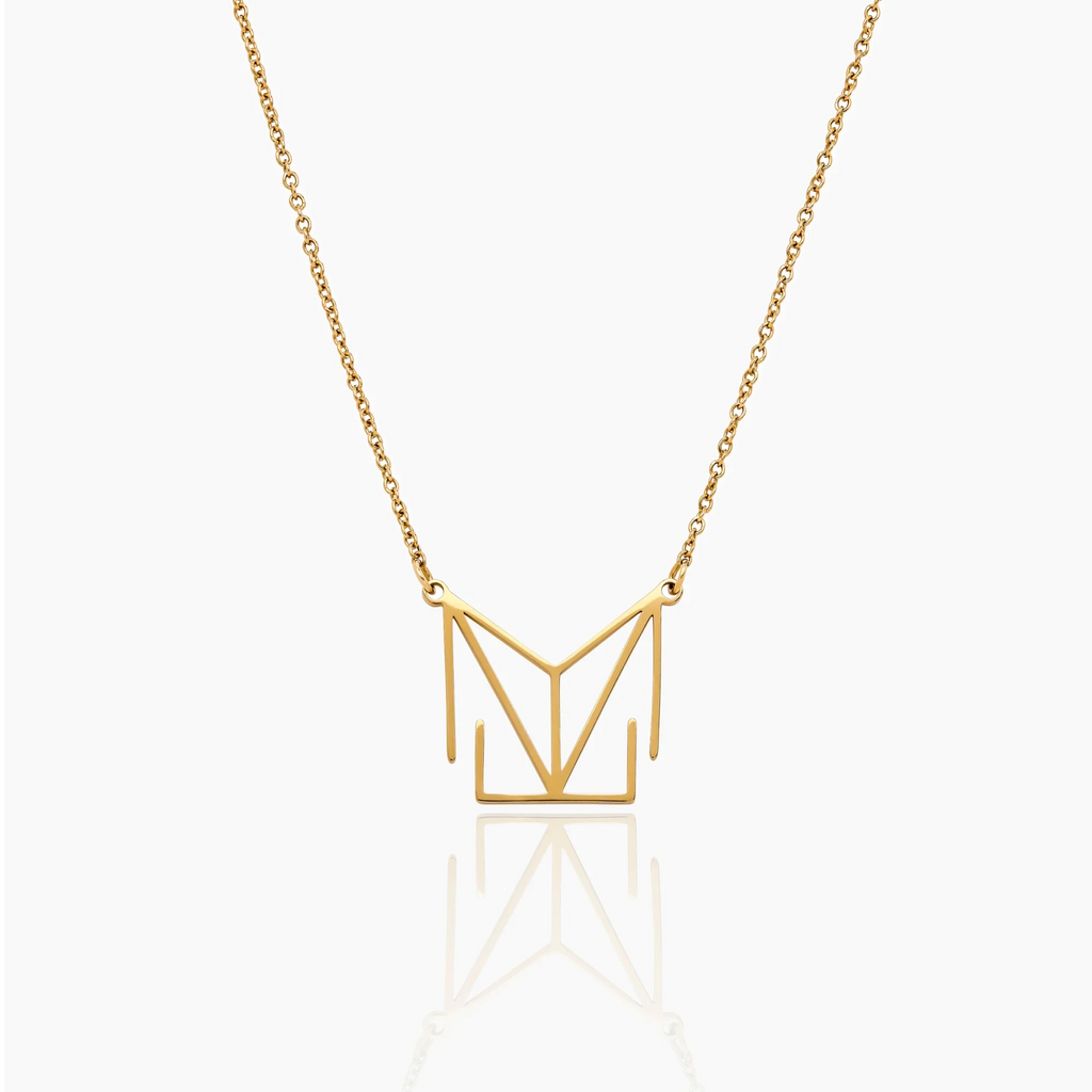 Minimalist Monogram Name Necklace