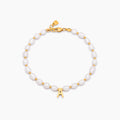 Pearl Initial Charm Bracelet
