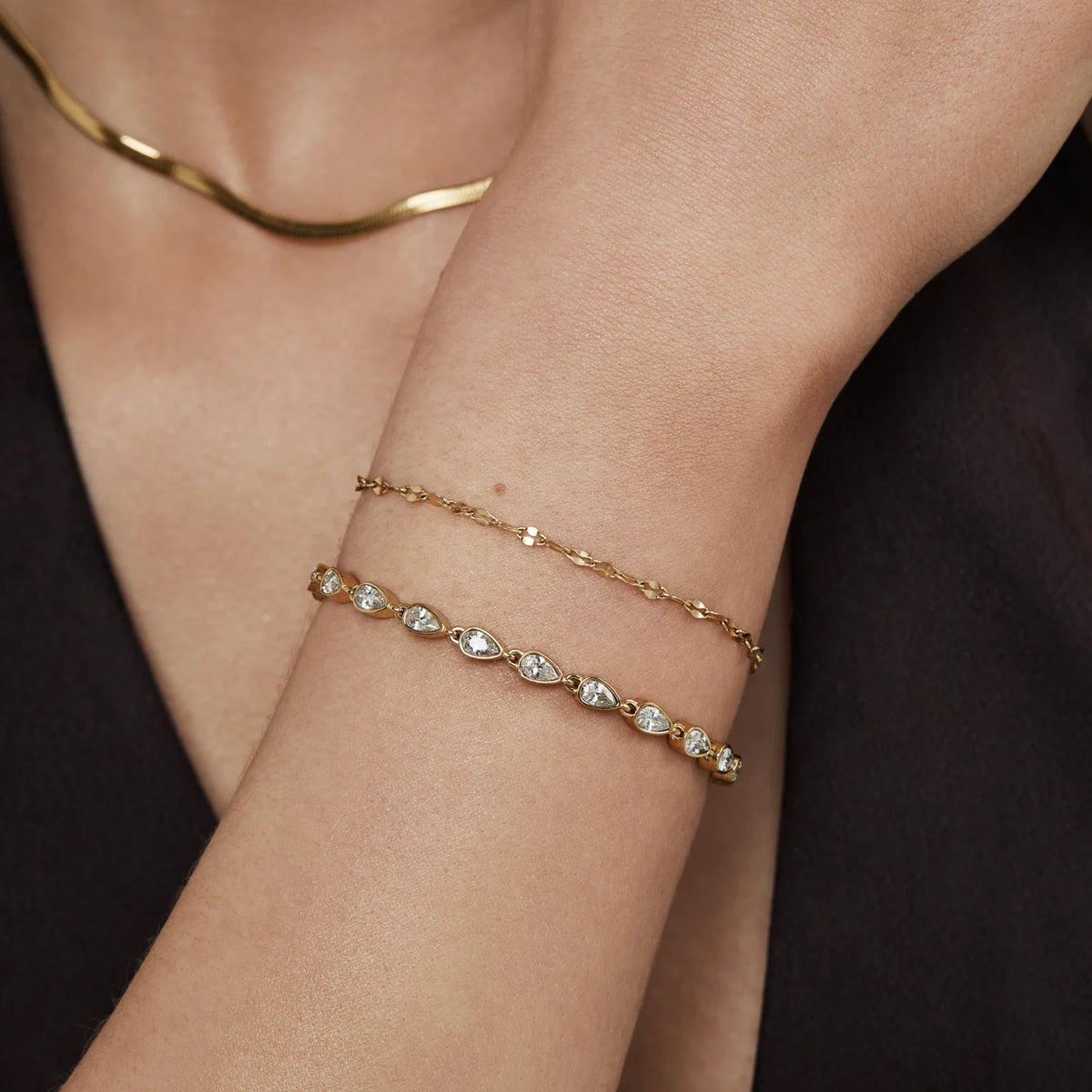 Teardrop Tennis Bracelet