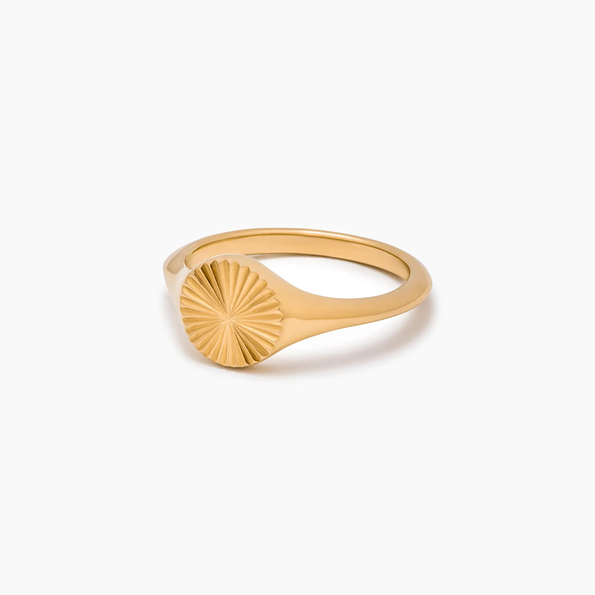 Sunburst Signet Ring