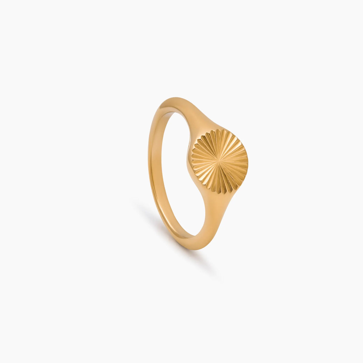 Sunburst Signet Ring