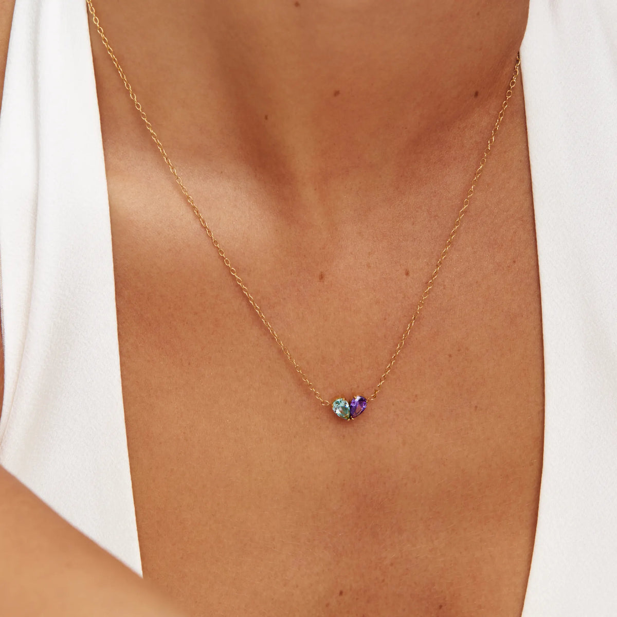 Duo Heart Necklace