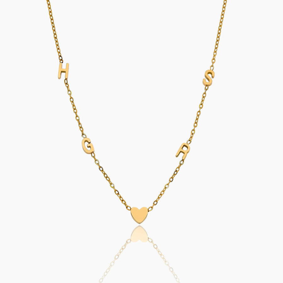 Multi Initial Necklace