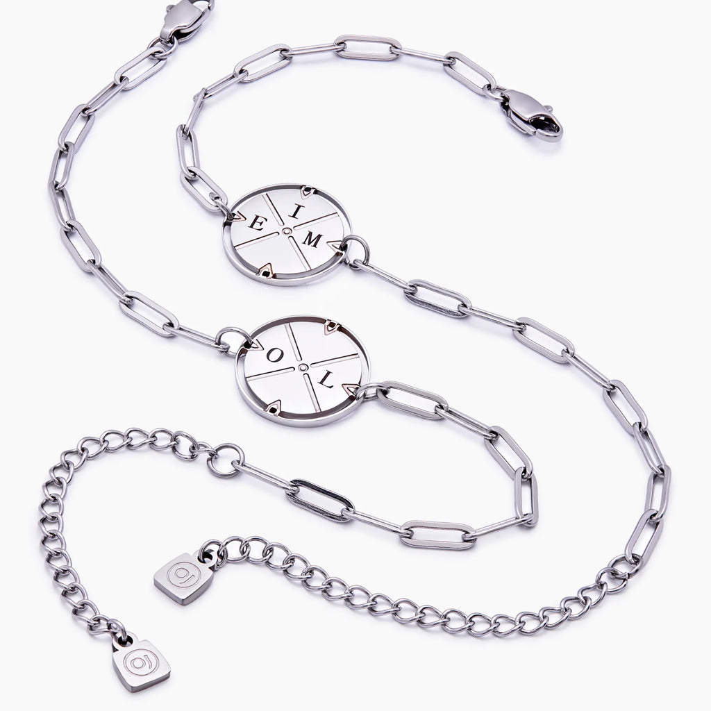 Engraved Compass Bracelet