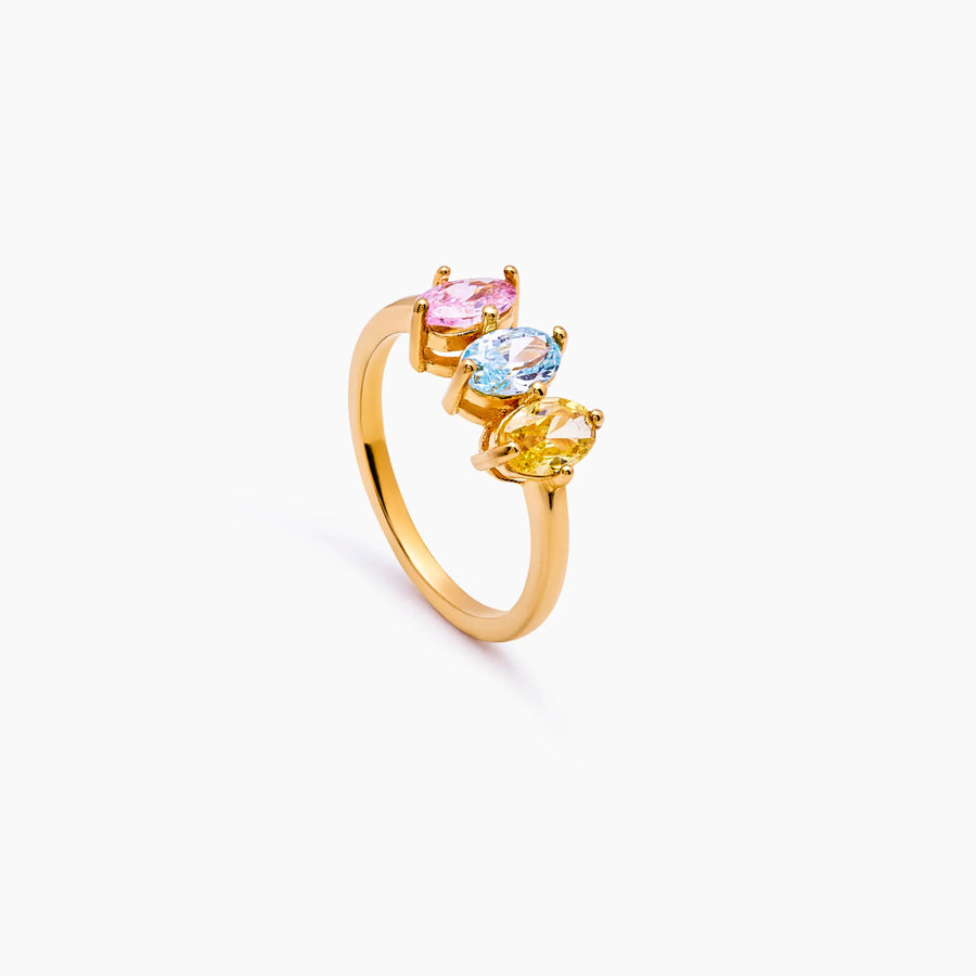 Marquise Family Birthstone Ring