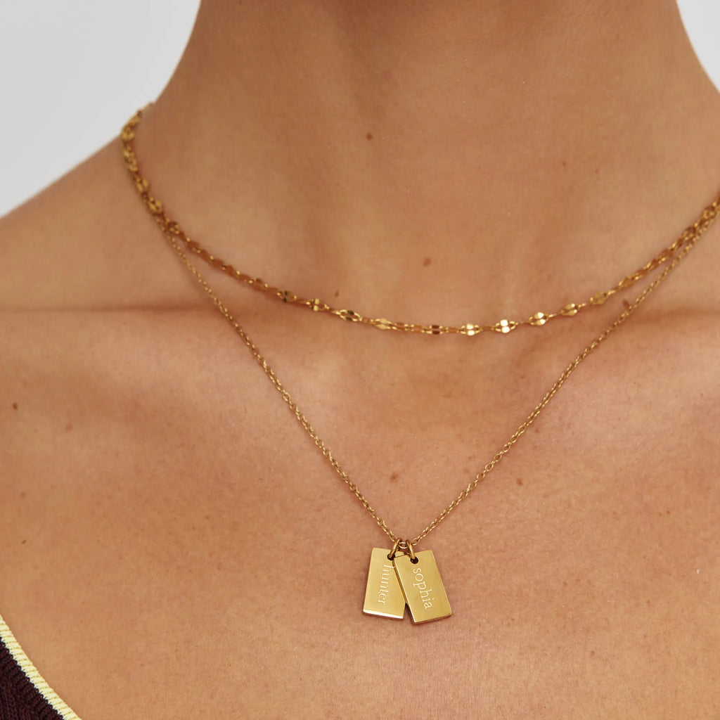 Tag Name Necklace
